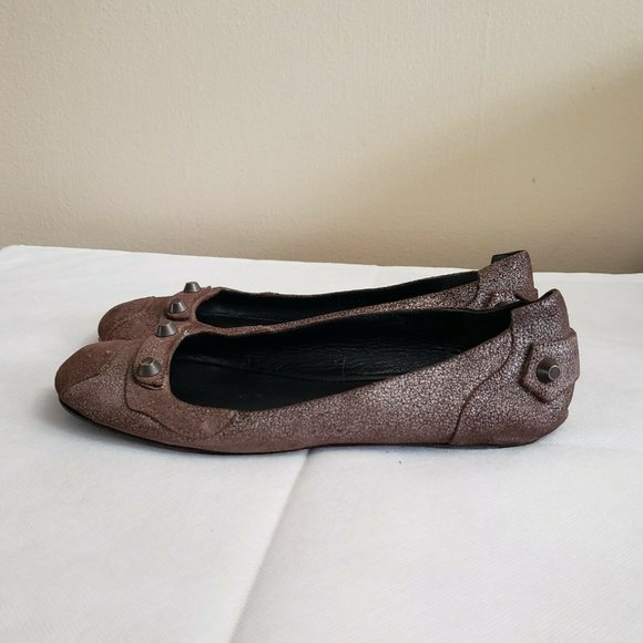 Balenciaga Arena Ballet Flats Suede Authentic - Picture 1 of 12
